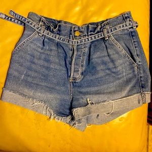 Hollister denim shorts